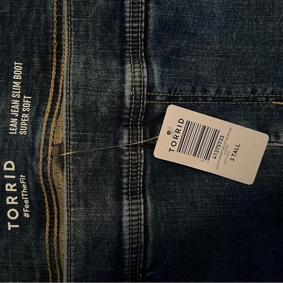 Torrid lean Jean slim Boot Super Soft size 3T NWT - Picture 5 of 5